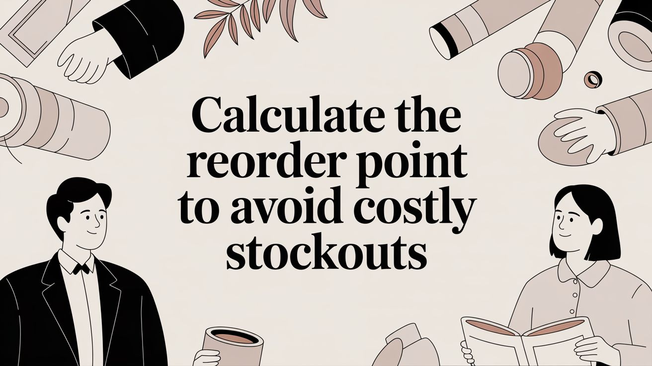 Calculate the Reorder Point to Avoid Costly Stockouts cover image