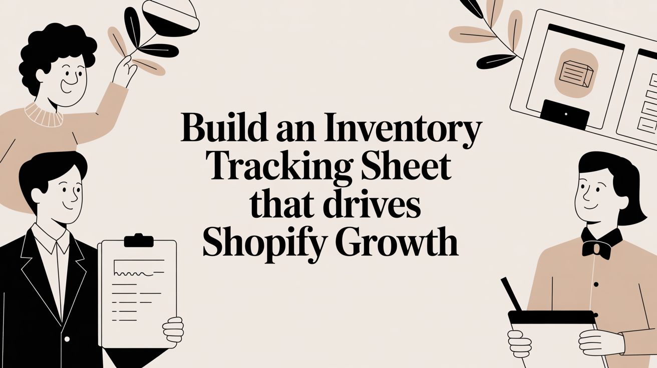 Build an Inventory Tracking Sheet That Drives Shopify Growth cover image