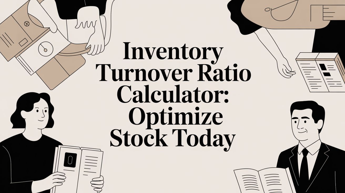 Inventory turnover ratio calculator: Optimize stock today cover image