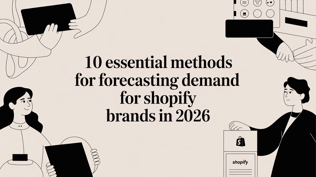 10 Essential Methods for Forecasting Demand for Shopify Brands in 2026 cover image