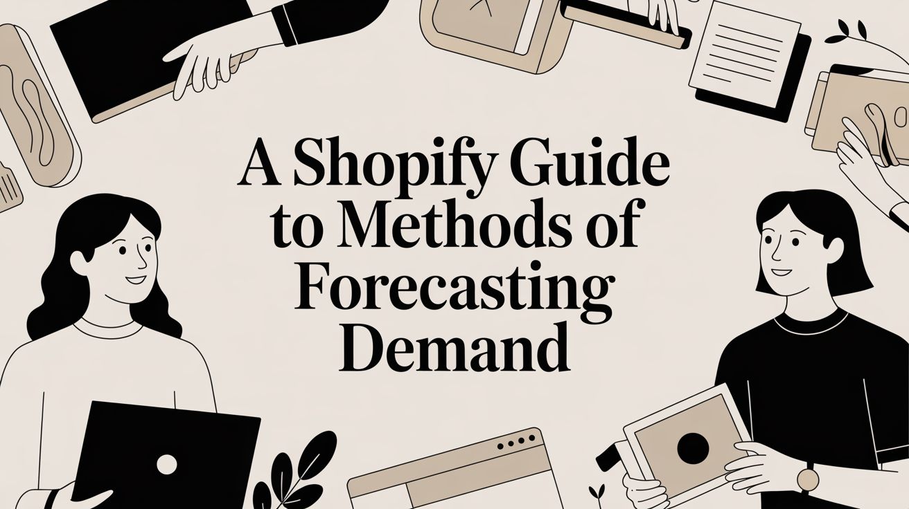 A Shopify Guide to Methods of Forecasting Demand cover image