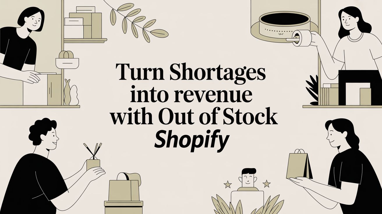Turn Shortages Into Revenue with out of stock shopify cover image