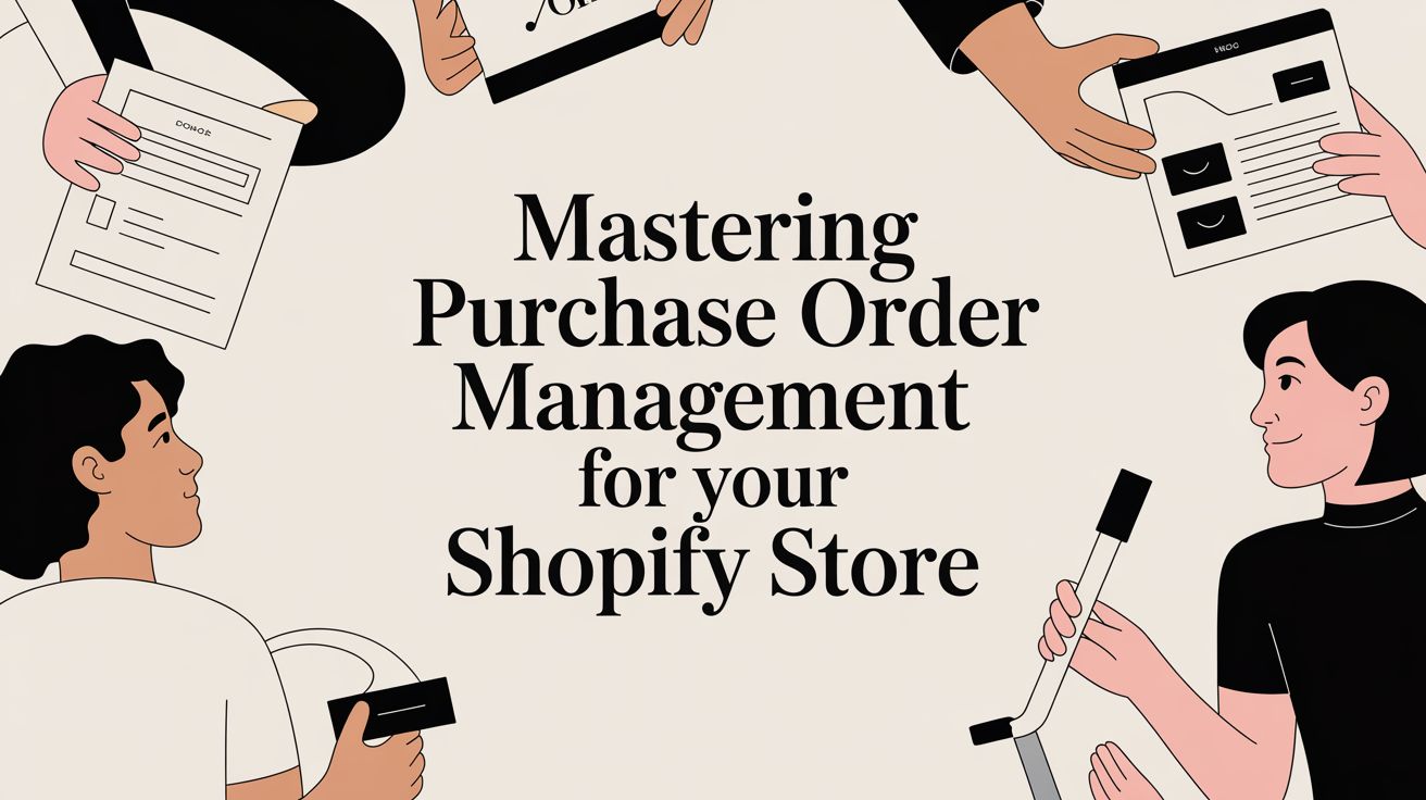Mastering Purchase Order Management for Your Shopify Store cover image