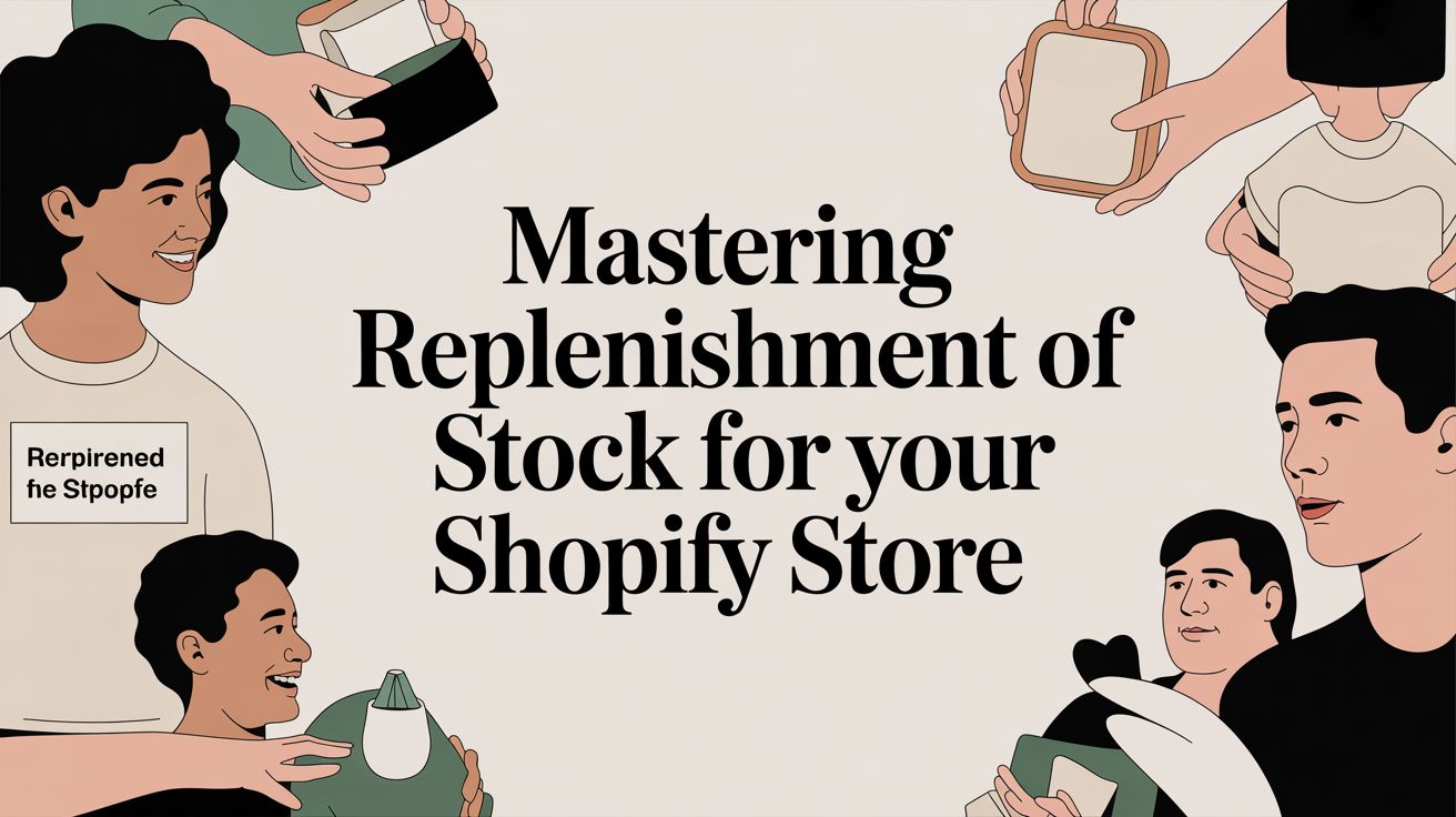 Mastering Replenishment of Stock for Your Shopify Store cover image