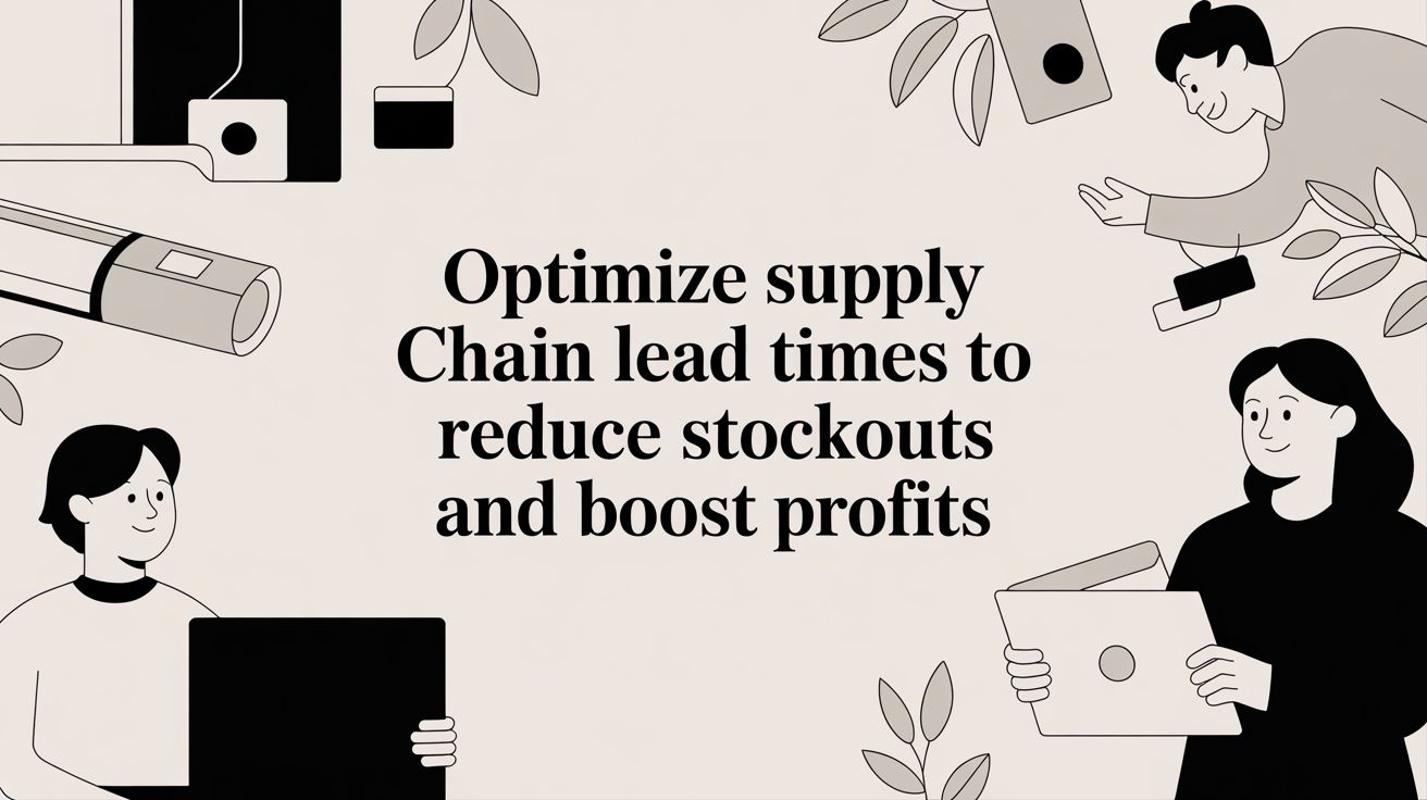 Optimize supply chain lead times to reduce stockouts and boost profits cover image
